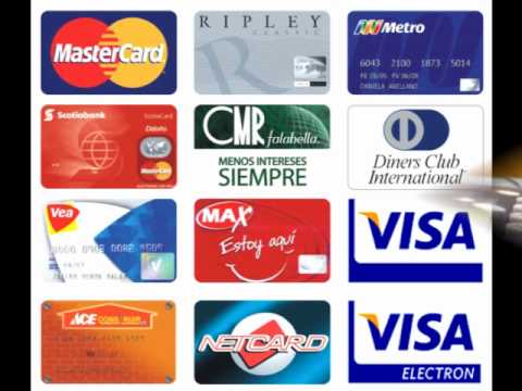 Tarjetas de crédito internacionales