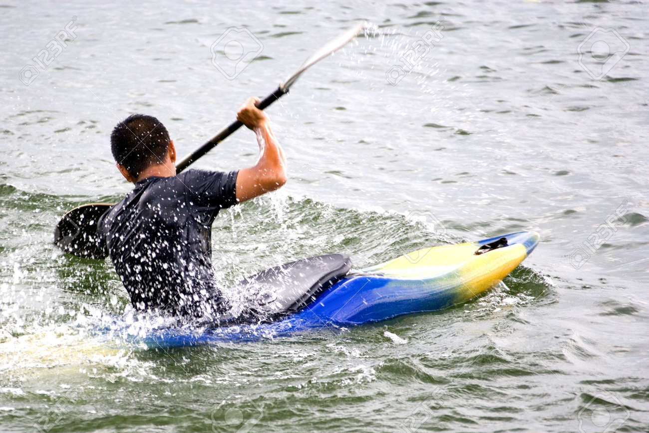 Kayak en acción