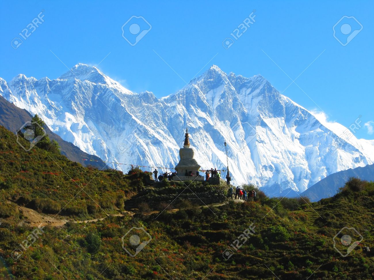Paisaje montañoso de Nepal