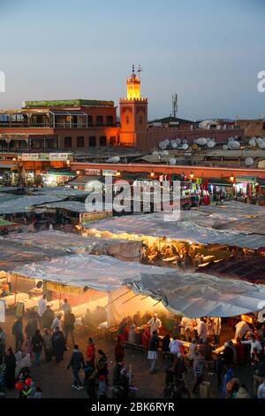 mercados nocturnos de Marrakech