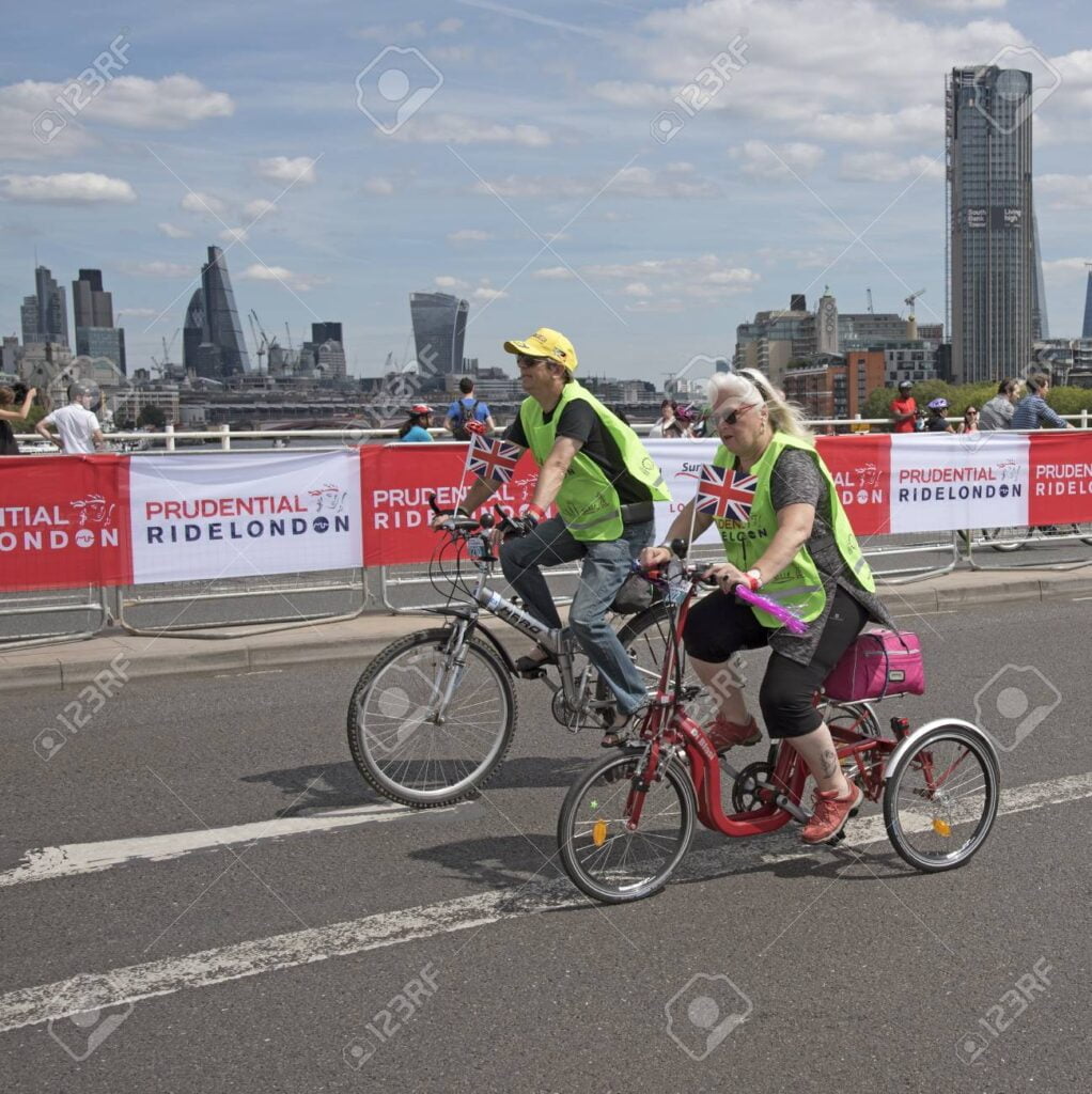 Evento de ciclismo en Londres