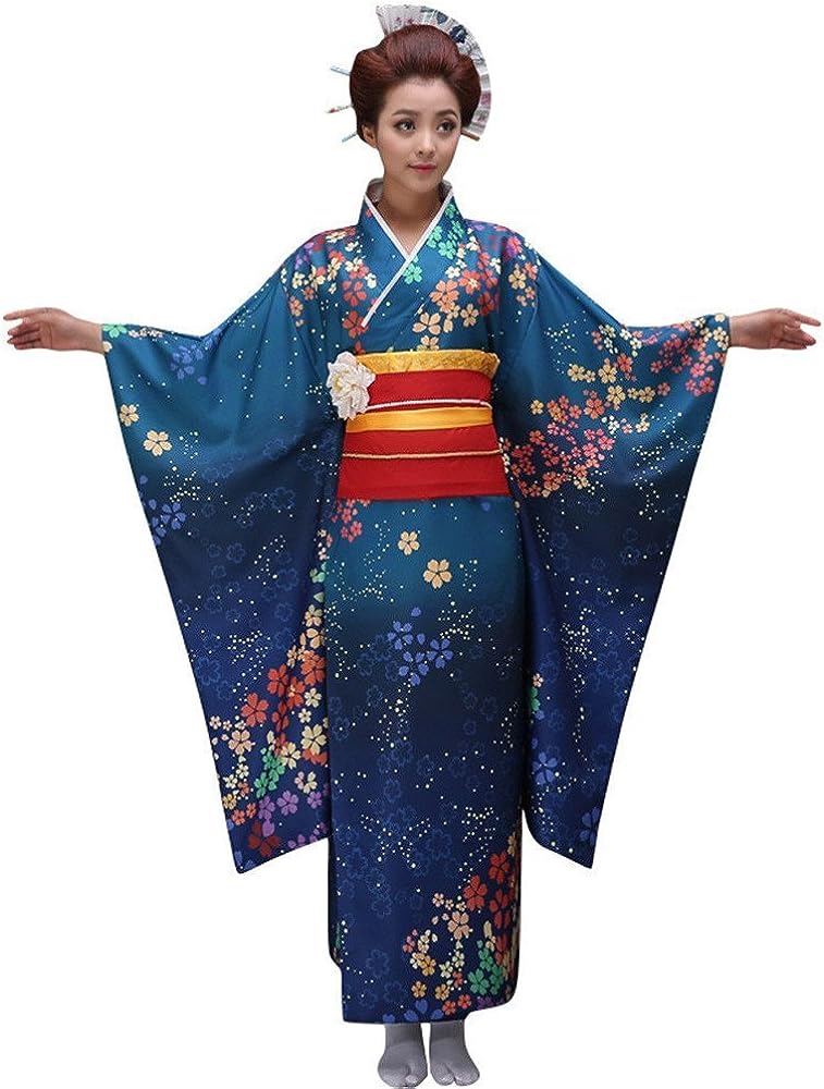 Un kimono tradicional japonés