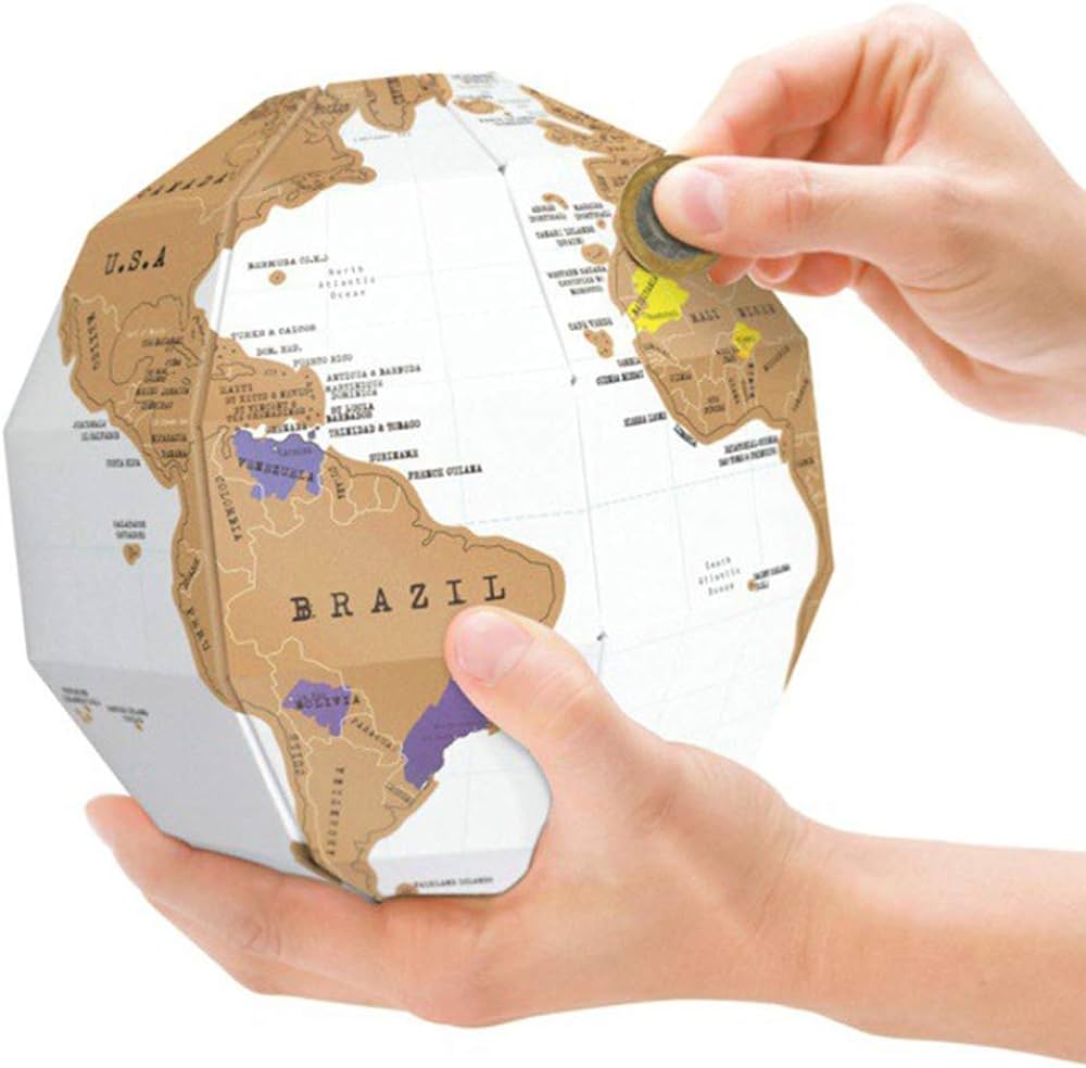 Mapa del mundo con planificador
