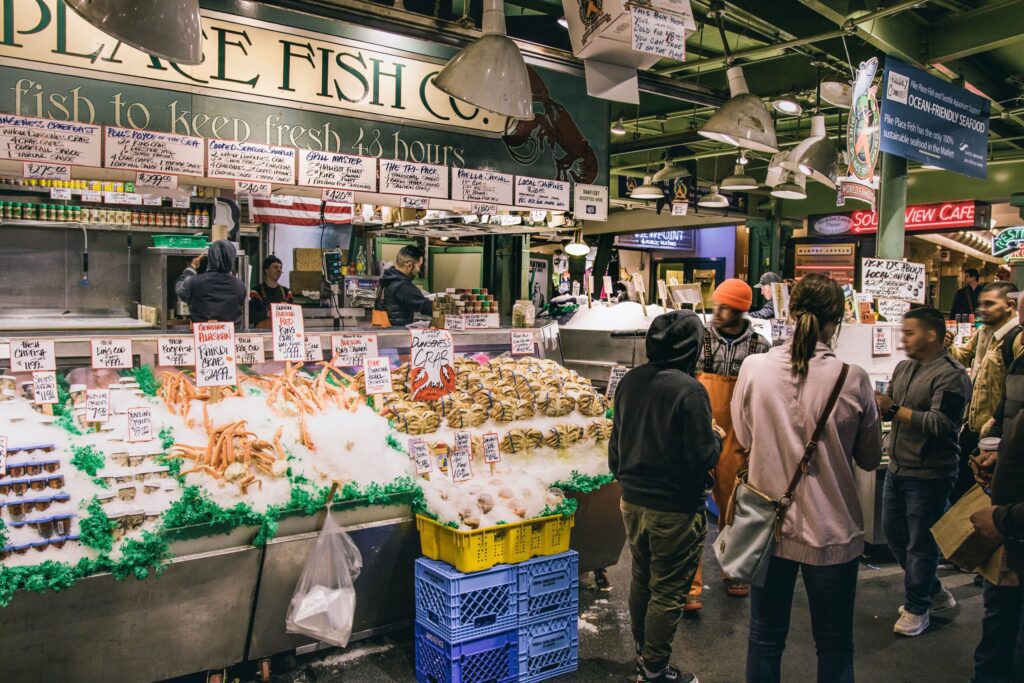 Pike Place Market en Seattle