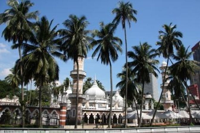 Mezquita Masjid Jamek en Kuala Lumpur