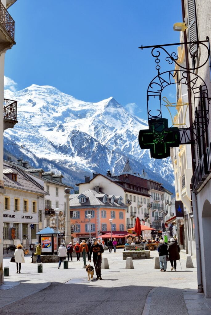 Mont Blanc en Chamonix
