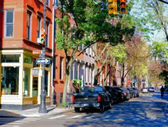 Calles y edificios de Greenwich Village