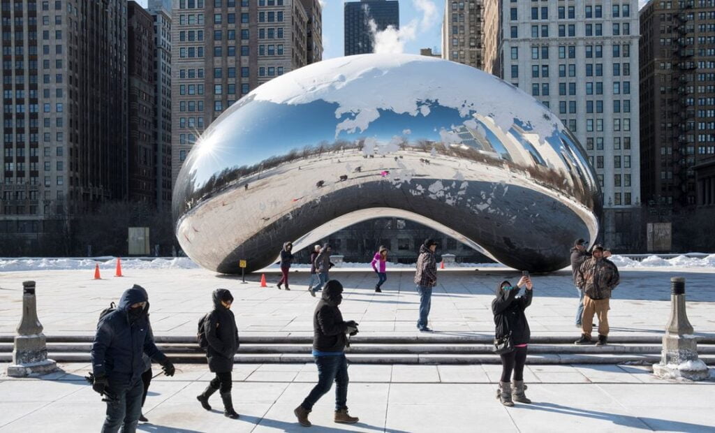 Escultura The Bean en Chicago
