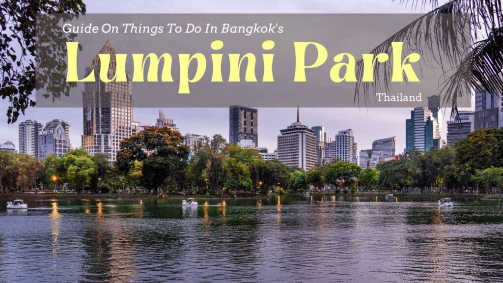 Parque Lumpini en Bangkok