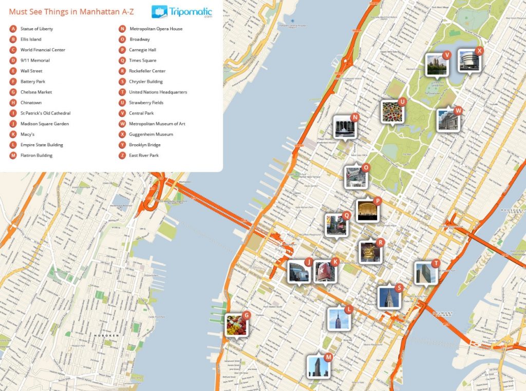 Mapa interactivo de Nueva York