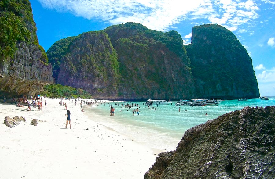 Playa paradisíaca en Tailandia
