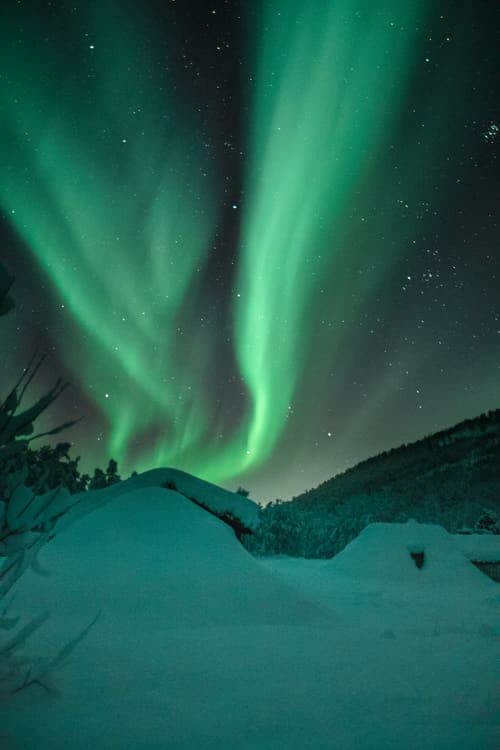 Auroras boreales en Rusia