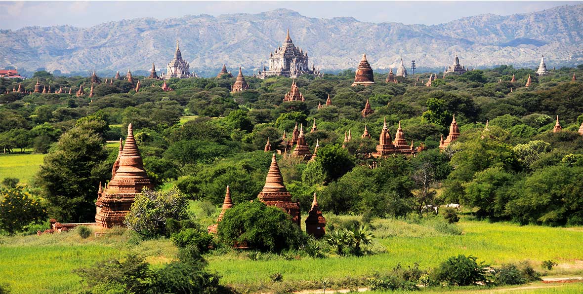 Vistas panorámicas de Bagan