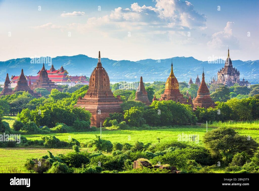 Ruinas de Bagan en Myanmar