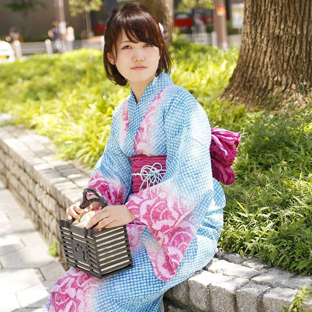 Un kimono japonés tradicional