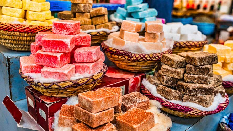 Productos tradicionales de Marrakech
