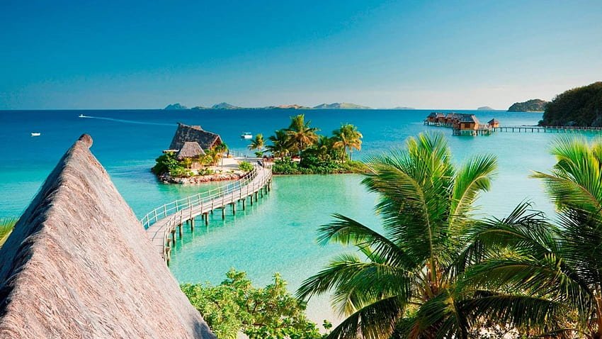 Playa paradisíaca de Fiji