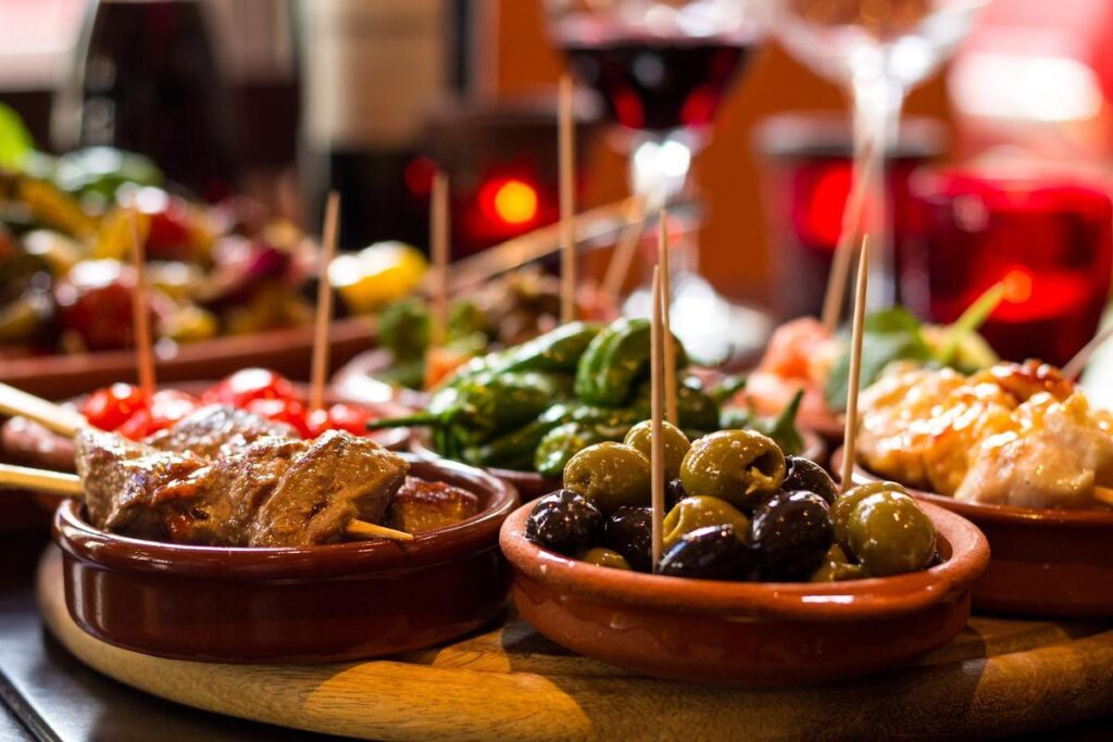 Gastronomía española y tapas