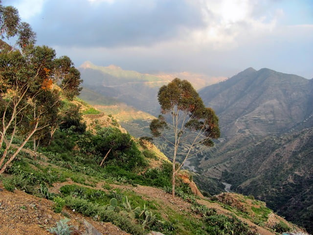 Paisaje montañoso de Eritrea