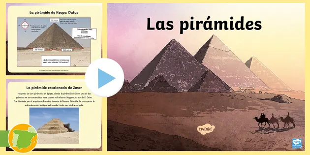 Pirámides y recursos egipcios