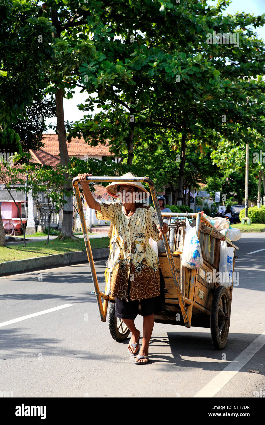 Bali, playas, rickshaw