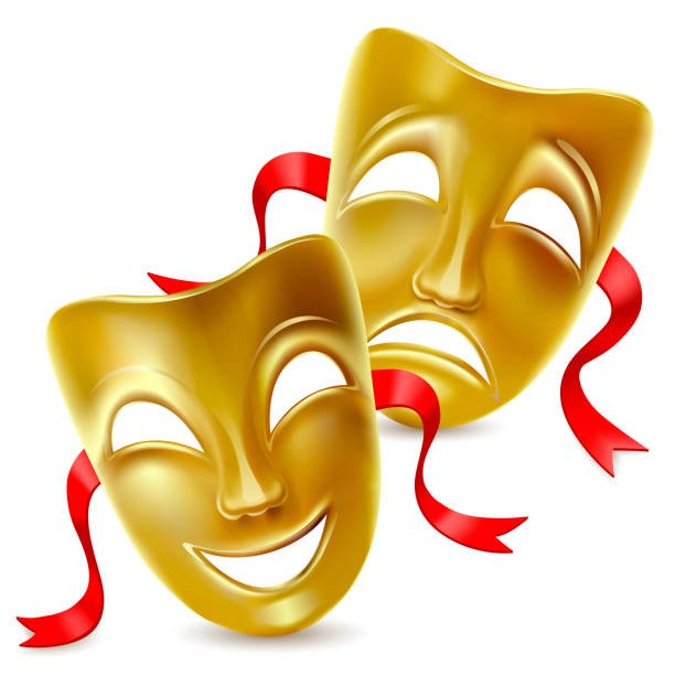 Máscaras teatrales creativas y variadas