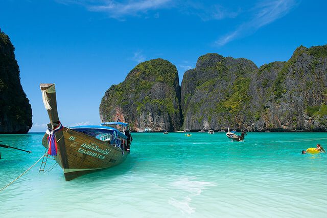 Playa virgen en Tailandia