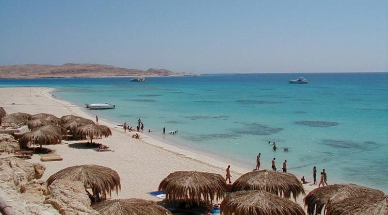 Playa paradisíaca en Egipto