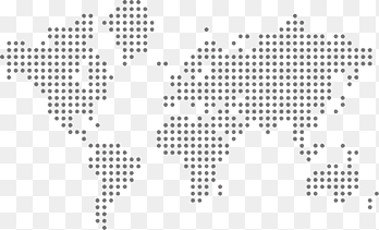 Mapa mundial con puntos