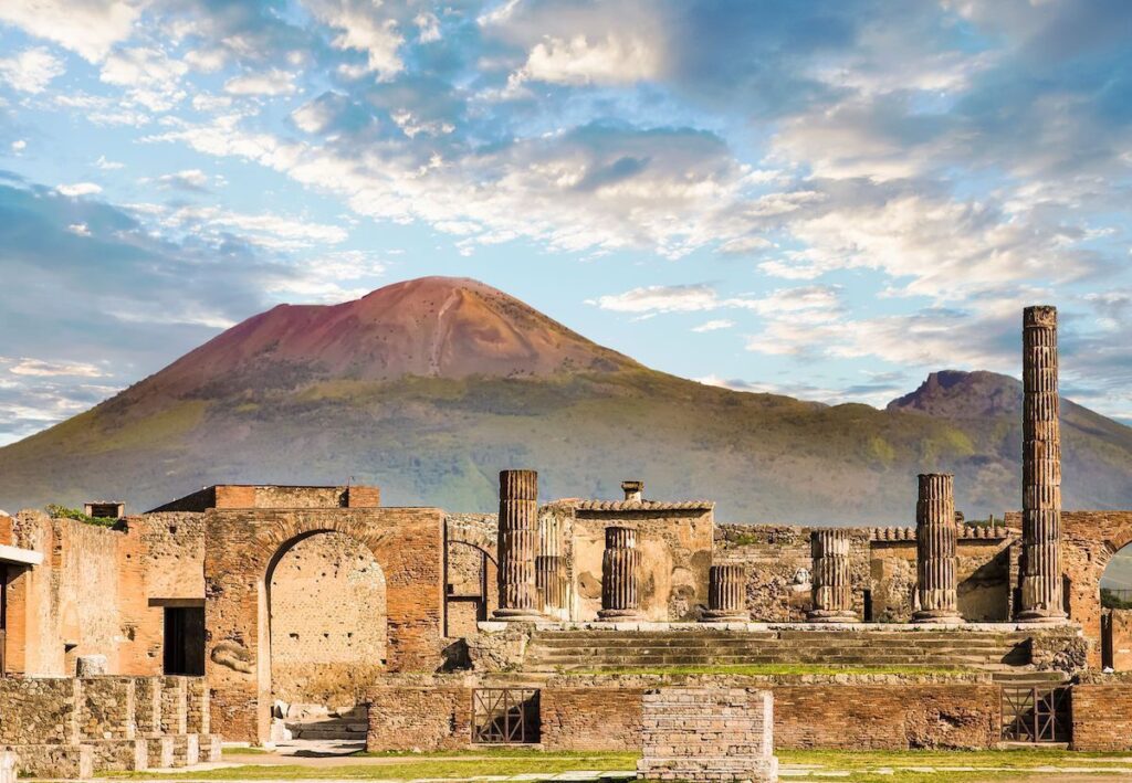 Ruinas de Pompeya en Italia