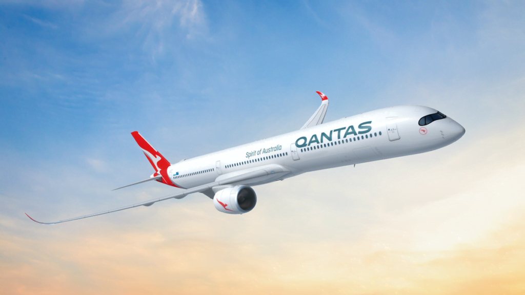 Avión de Qantas Airways