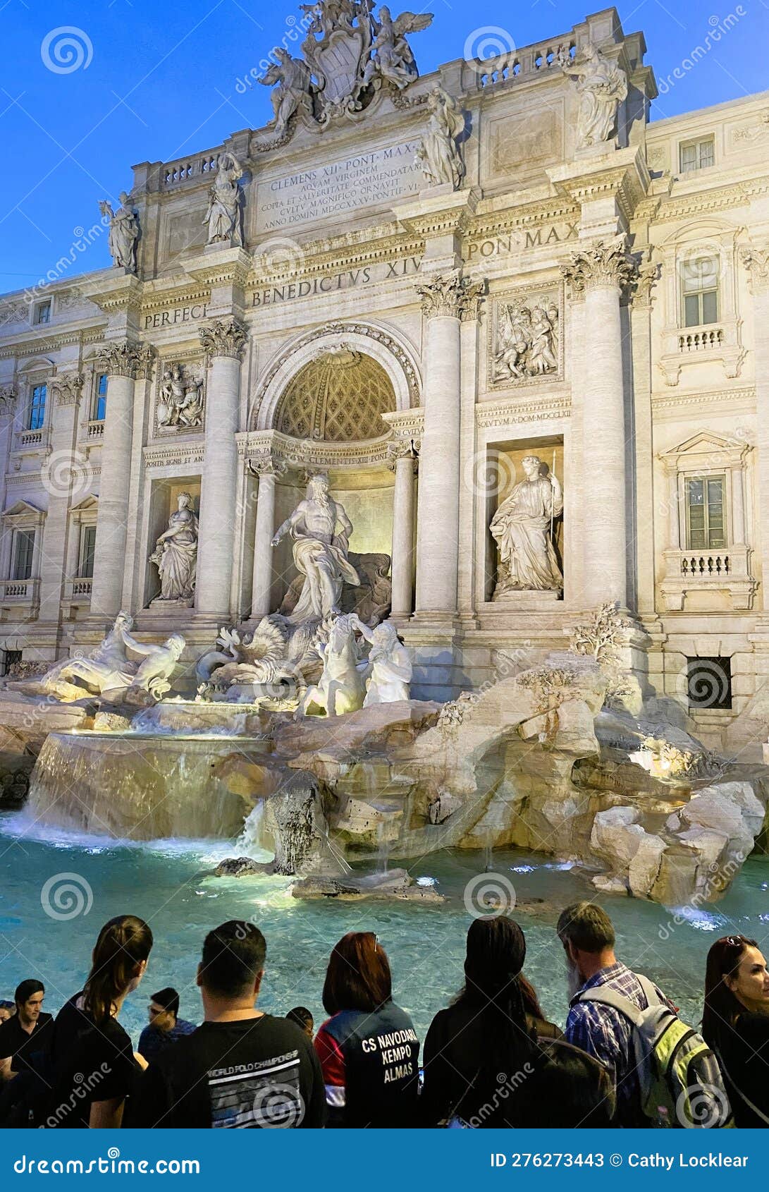 Fuente icónica en Roma