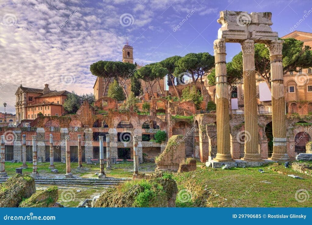 Ruinas antiguas de Italia